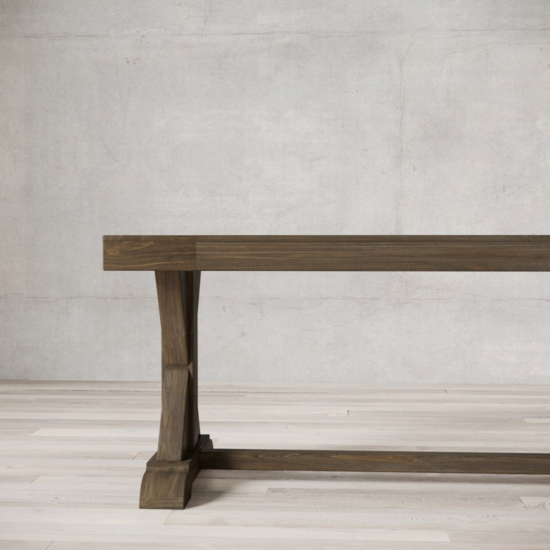 Gracie Oaks Mcdevitt Solid Wood Bench Wayfair